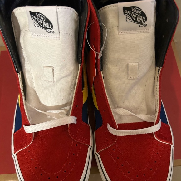 NWT Sk8-Hi OTW Rally Reissue Chili Red, Black and White Skate Shoes 
Men's 8.0 - Picture 3 of 4